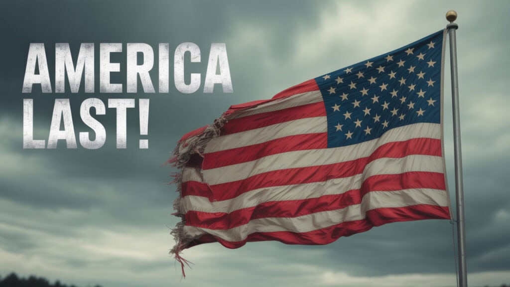 America Last Flag